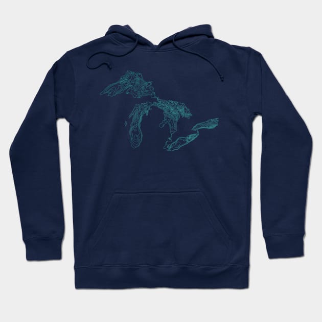 Great Lakes Hoodie by simplistictees